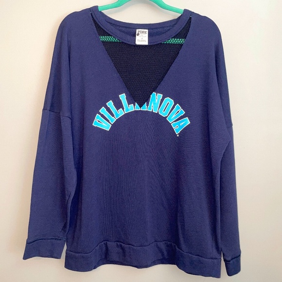 EUC Victoria's Secret PINK Collegiate Collection Villanova Sweatshirt Size Large - Picture 1 of 5